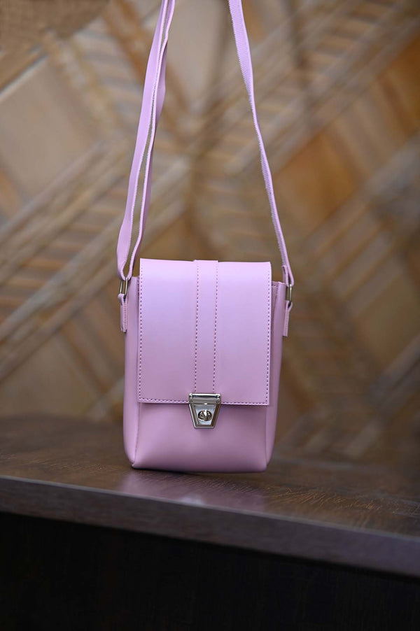 Blush Luxe Crossbody Bag Pink