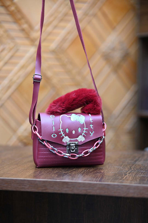 Kitti Crossbody Bag Maroon